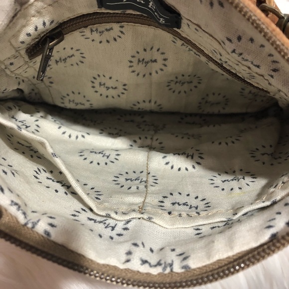 NEW Cow Hide & Leather Crossbody Shoulder Bag - Picture 8 of 8